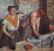 Edgar Degas Laundry Maids oil